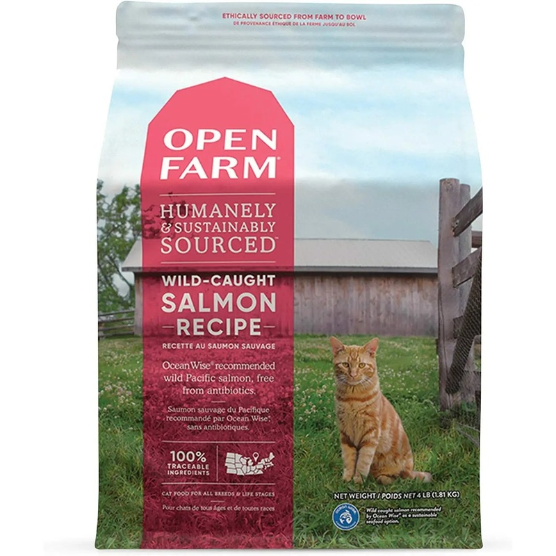 Open Farm Wild-Caught Salmon Grain Free Dry Cat Food