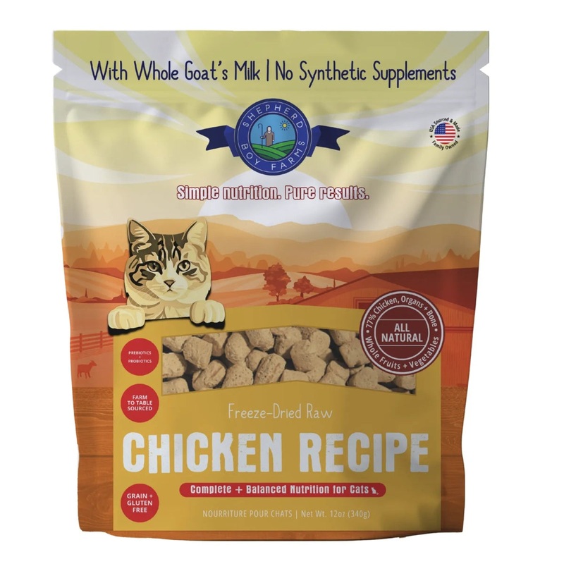 Shepherd Boy Farms Freeze Dried Chicken Recipe For Cats – 12oz