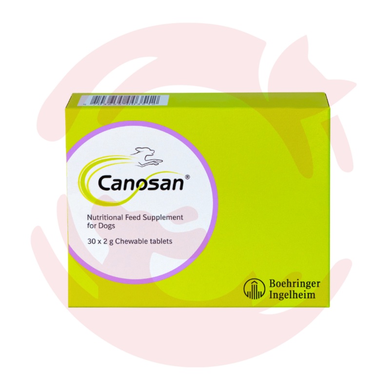 Boehringer Ingelheim Canosan Dog Supplements – Chewable tablets for Joint Care (30 tabs)