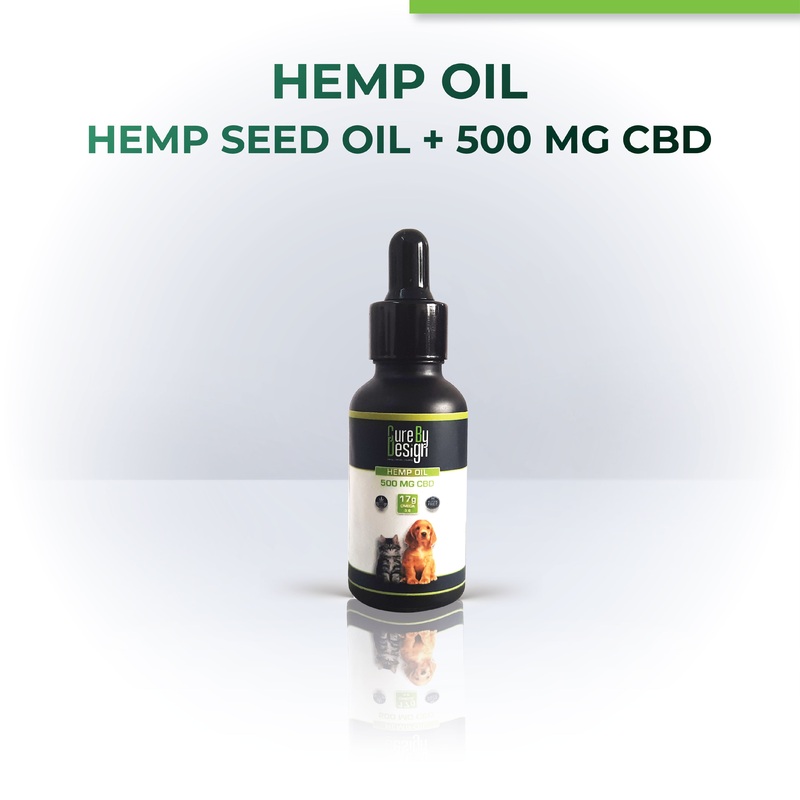 Cure By Design – Hemp Seed Oil + 500mg CBD