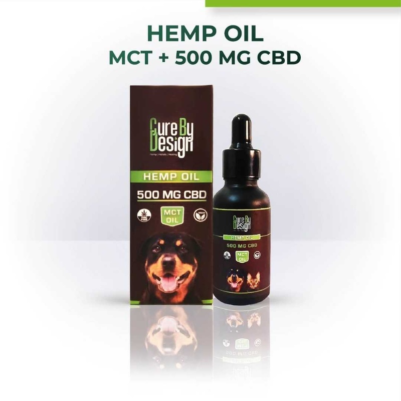 Cure By Design – Hemp Seed Oil (MCT + 500mg CBD)