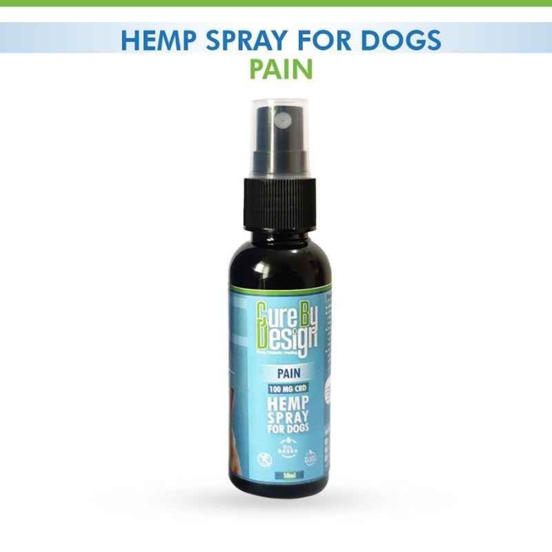 Cure By Design Hemp Spray for Dogs – Pain (50ml)