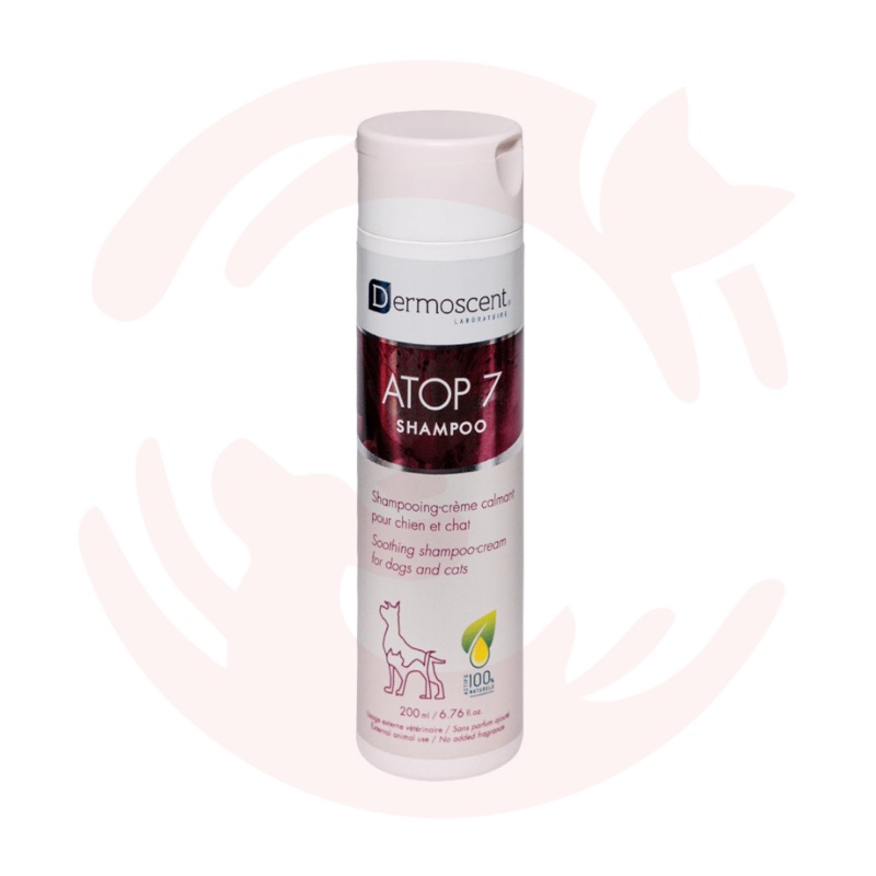 Dermoscent Shampoo for Cats & Dogs – ATOP 7 for irritated, dry or allergy-prone skin (200ml)