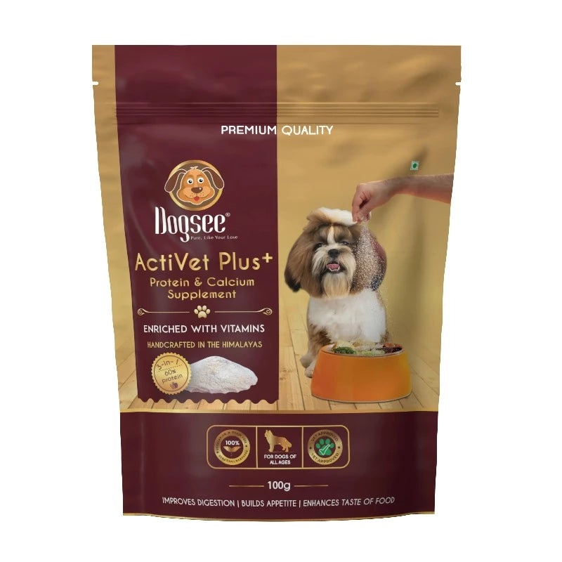 Dogsee – Protein And Calcium Supplement – Activet Plus+
