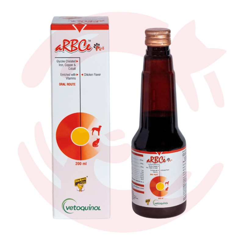 Vetoquinol Dog & Cat Supplement – aRBCe Pet Multivitamin – 200ml