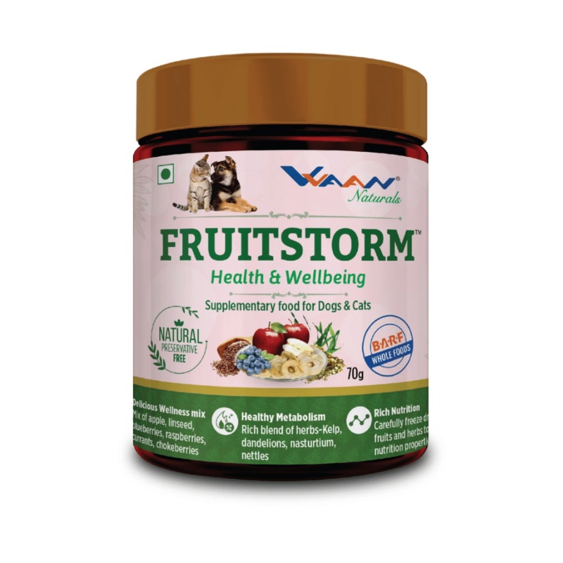 Vvaan Supplements for Cats & Dogs – Fruitstorm (70g)