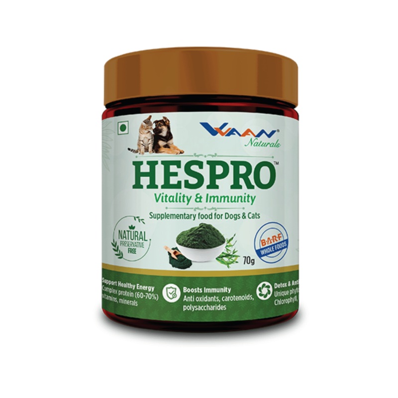 Vvaan Supplements for Cats & Dogs – Hespro Vitality & Immunity (70g)