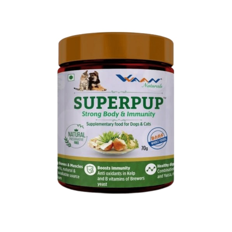 Vvaan Supplements for Cats & Dogs – Superpup Body & Immunity (70g)