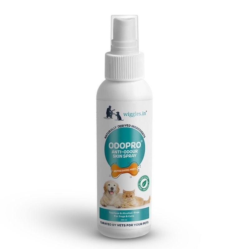 Wiggles Odopro Organic Anti-Odour Skin Spray for Cats & Dogs (200ml)