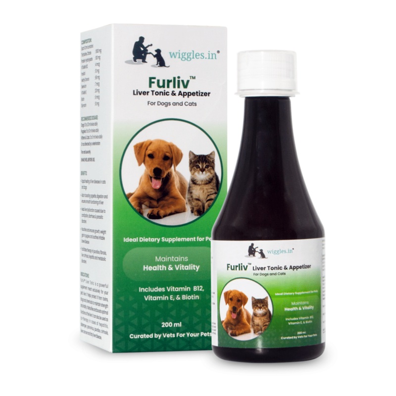 Wiggles Supplements for Cats & Dogs – Furliv Liver Tonic & Appetizer (200ml)