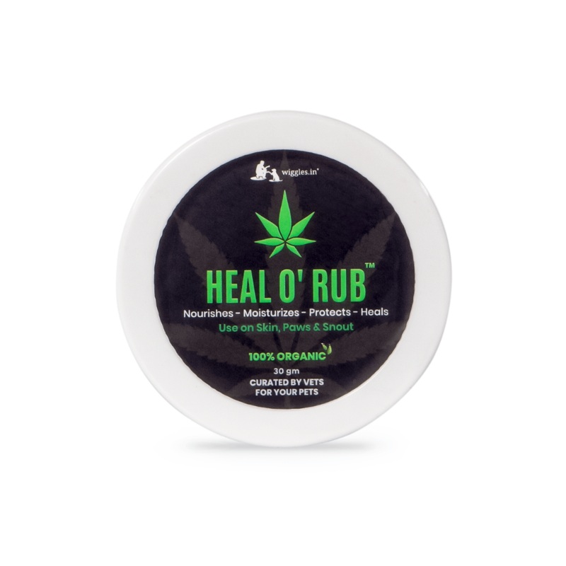 Wiggles Supplements for Cats & Dogs – Heal O Rub Organic Healer (30g)