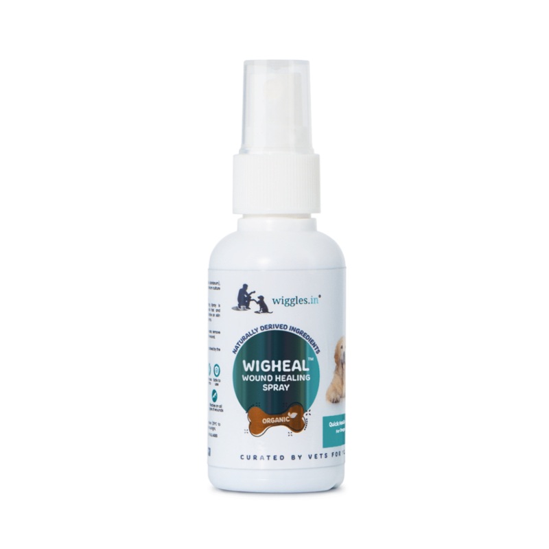Wiggles Supplements for Cats & Dogs – Wigheal Wound Healing Spray (50ml)