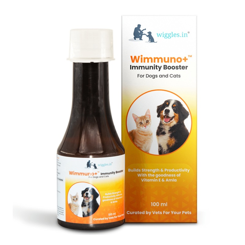 Wiggles Supplements for Cats & Dogs – Wimmuno+ Immunity Booster (100ml)