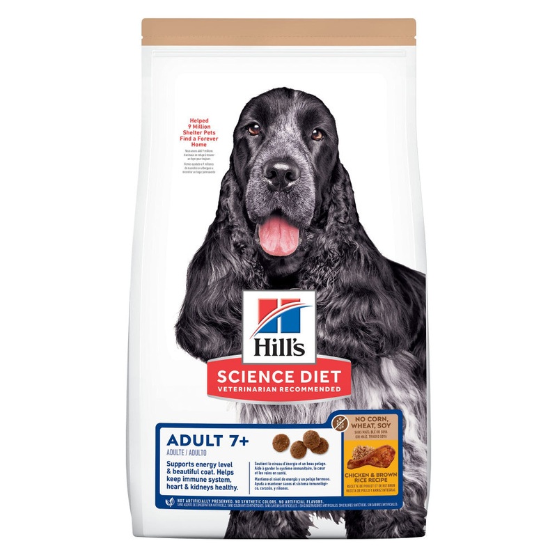 Hill’s Science Diet Adult 7+ No Corn, Wheat, or Soy Chicken Senior Dry Dog Food