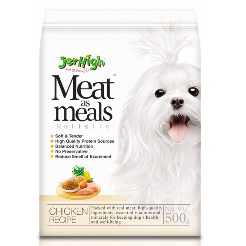 Jerhigh Meat As Meals Chicken Recipe Soft Dog Food 500 gm