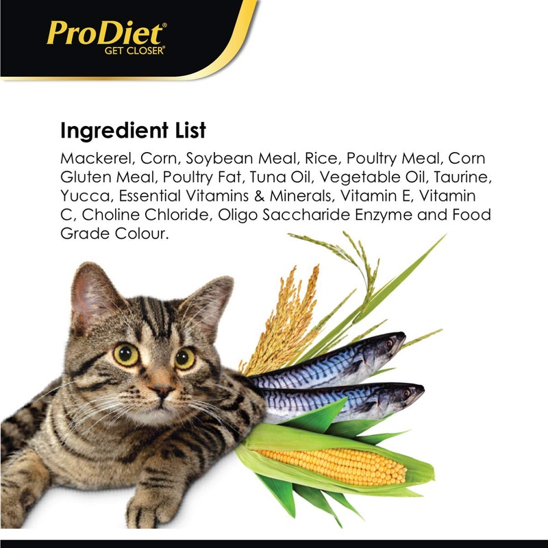 ProDiet Mackerel Dry Cat Food|500gm|1.2kg|8kg