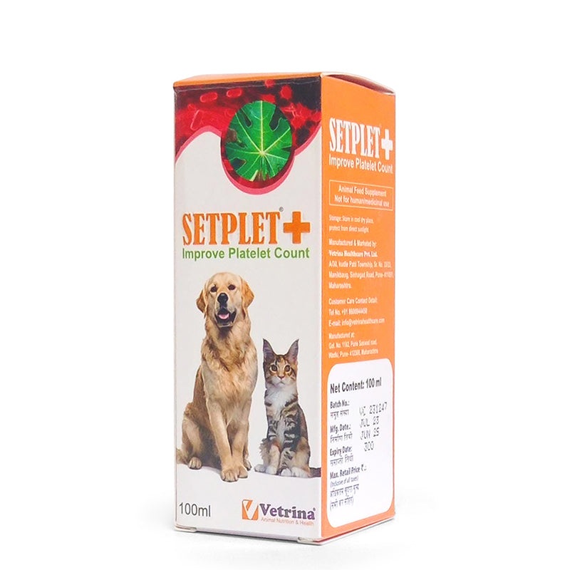 Vetrina Supplements for Cats & Dogs – Setplet Platelet Plus