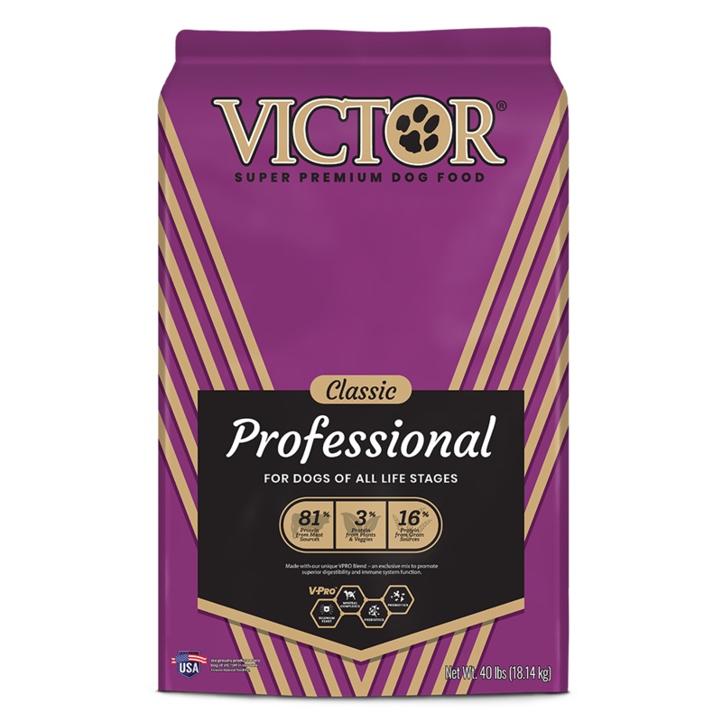 Victor Classic Professional Dry Dog Food, 40lb