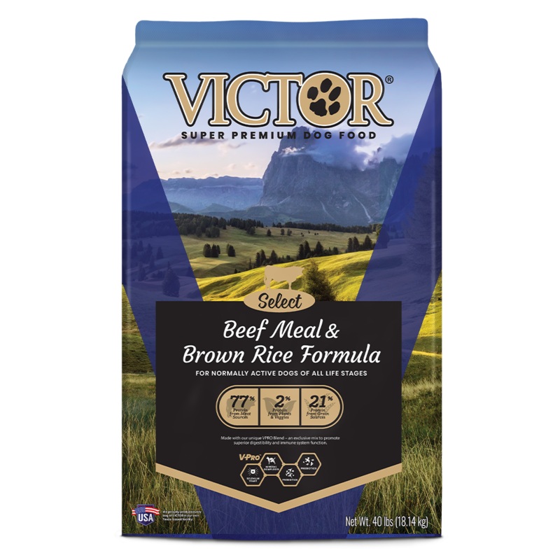 Victor Select Beef Meal & Brown Rice Formula Dry Dog Food