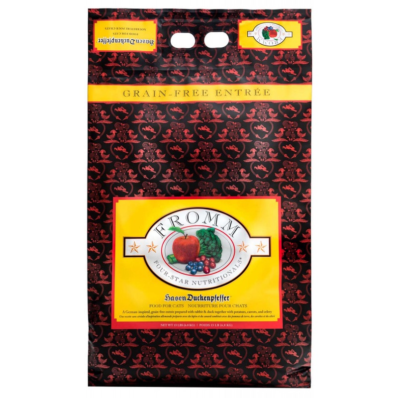 Fromm Four Star Grain Free Hasen Duckenpfeffer Dry Cat Food