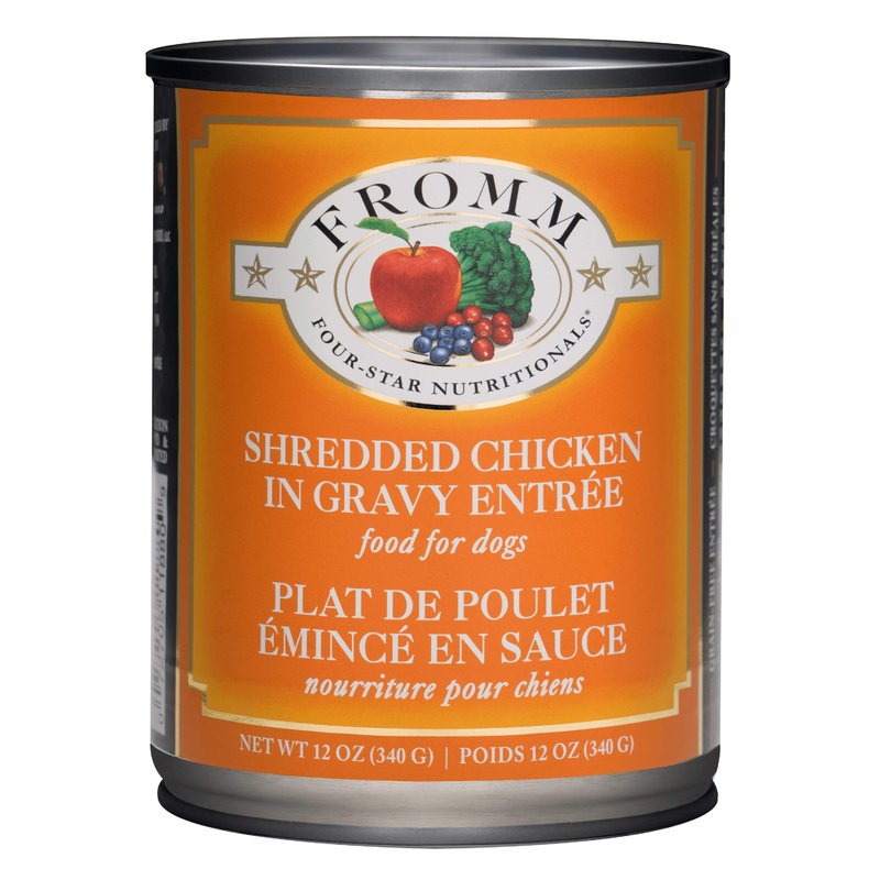 Fromm Four-Star Nutritionals Shredded Chicken in Gravy Entre Food for Dogs