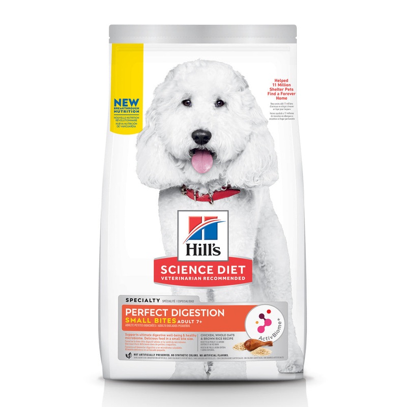 Hill’s Science Diet Adult 7+ Perfect Digestion Small Bites Chicken Dry Dog Food