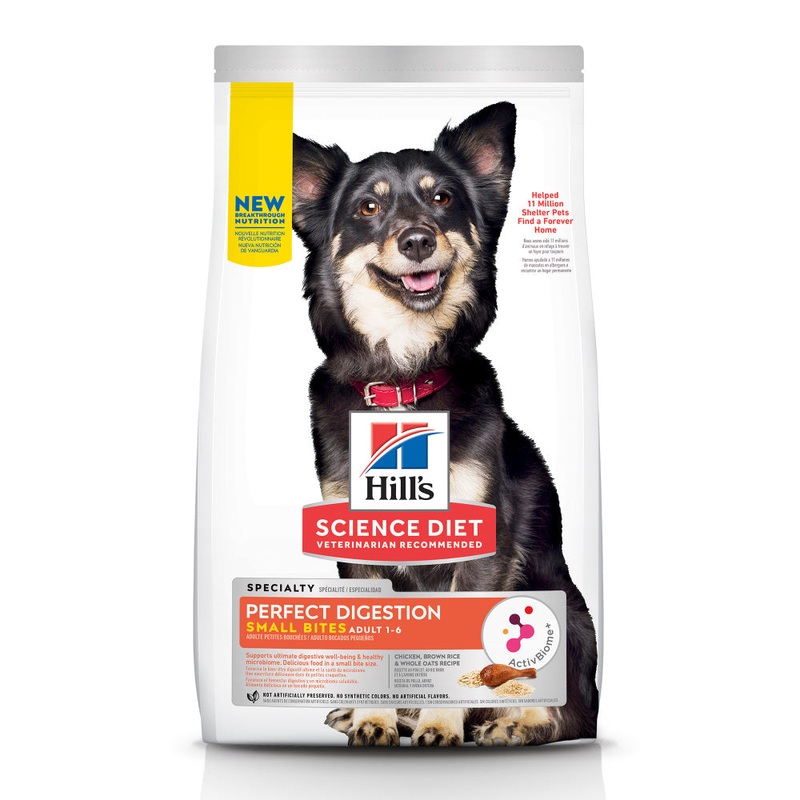 Hill’s Science Diet Adult Perfect Digestion Small Bites Chicken Dry Dog Food