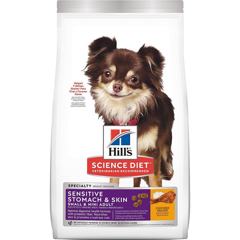 Hill’s Science Diet Adult Sensitive Stomach & Skin Small & Mini Breed Chicken Recipe Dry Dry Dog Food