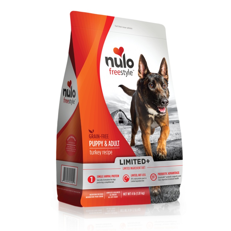 Nulo FreeStyle Limited+ Grain Free Turkey Recipe Puppy & Adult Dry Dog Food