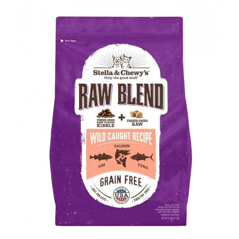 Stella & Chewy’s Raw Blend Kibble Wild Caught Recipe Dry Cat Food