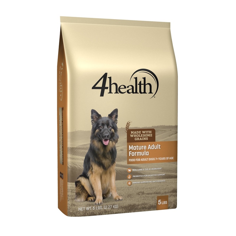 4health with Wholesome Grains Mature Adult Formula for Dogs 7+ Years of Age Dry Dog Food