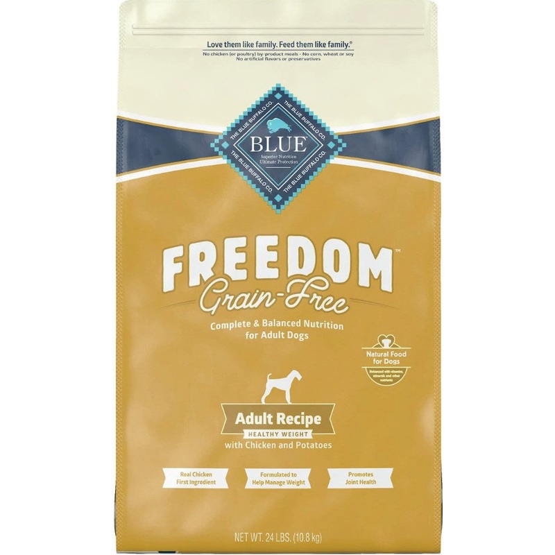Blue Buffalo Freedom Adult Healthy Weight Chicken Recipe Dry Dog Food