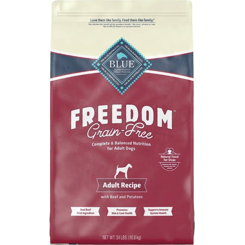 Blue Buffalo Freedom Grain-Free Adult Beef Recipe Dry Dog Food