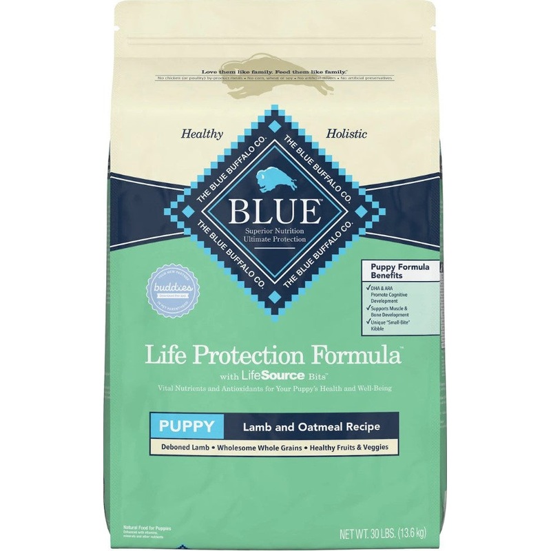 Blue Buffalo Life Protection Natural Lamb & Oatmeal Recipe Puppy Dry Dog Food