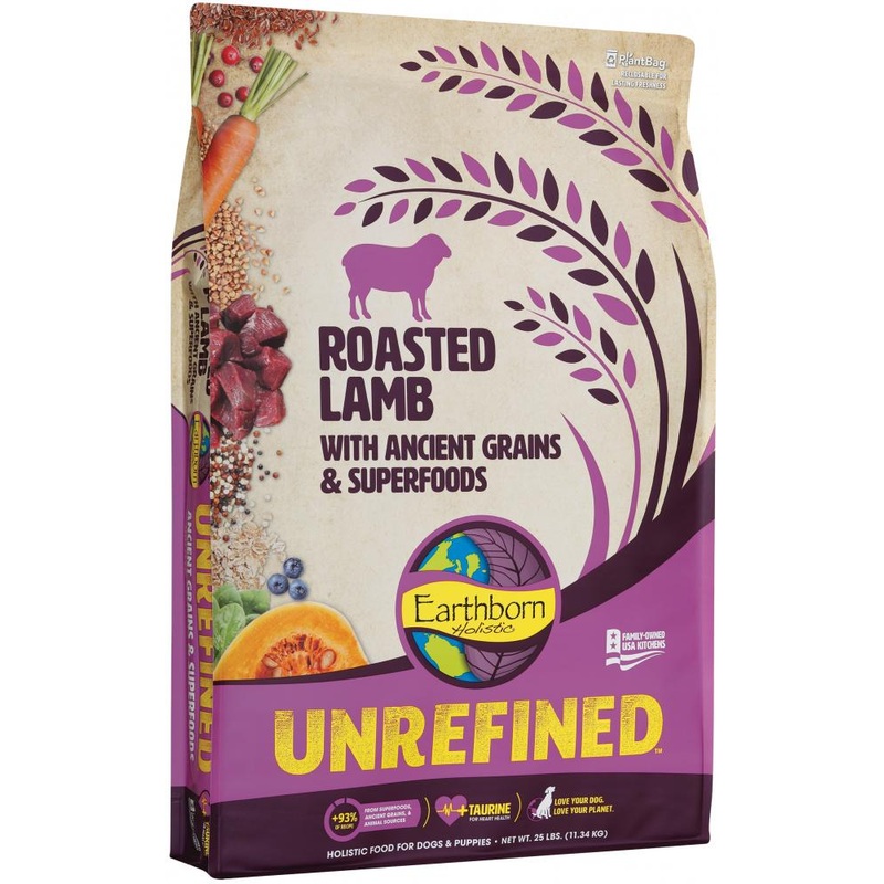 Earthborn Holistic Unrefined Roasted Lamb with Ancient Grains & Superfoods Dry Dog Food