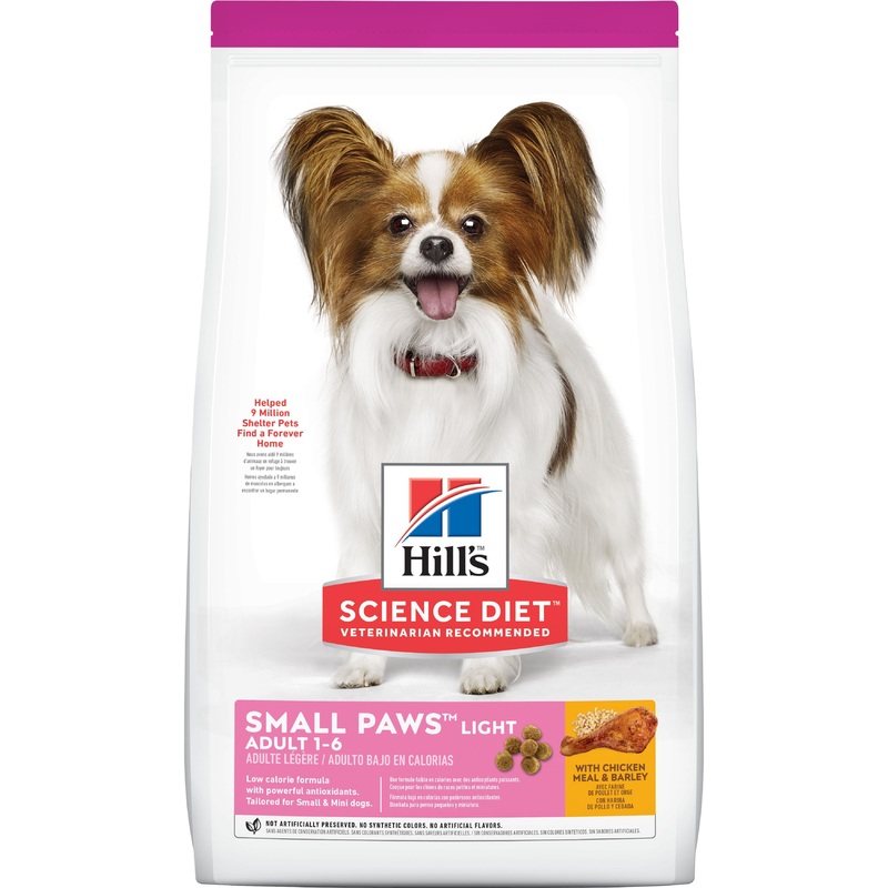 Hill’s Science Diet Adult Light Small Paws Dry Dog Food, Chicken Meal & Barley