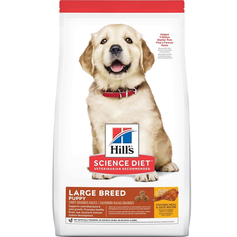 Hill’s Science Diet Puppy Large Breed Chicken Meal & Oats Recipe Dry Dog Food