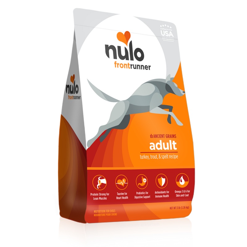 Nulo Frontrunner Adult Dog with Turkey, Trout, & Spelt