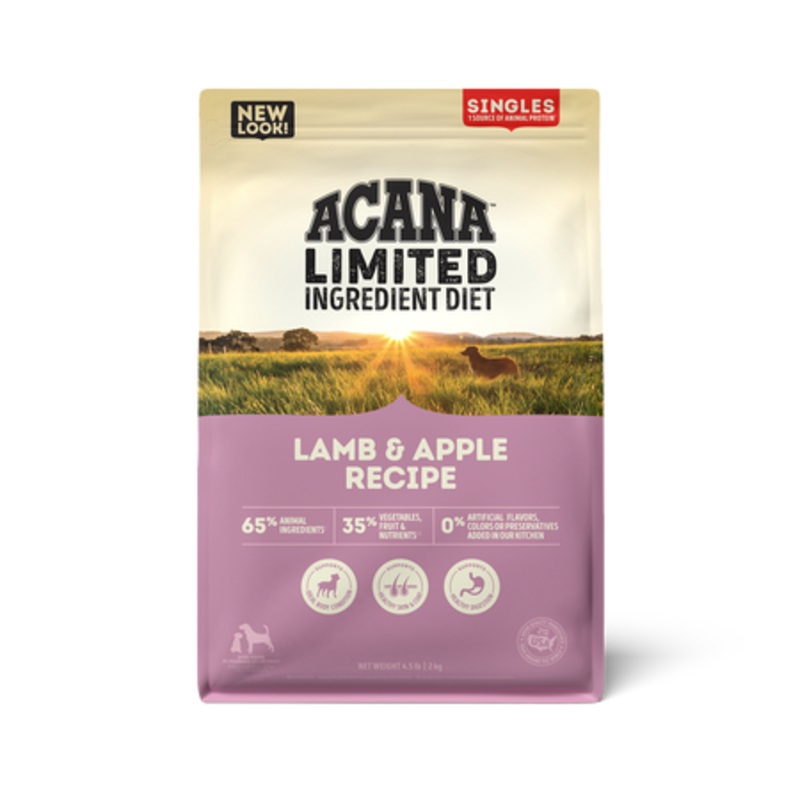 ACANA Singles Limited Ingredient Diet Lamb and Apple Formula  Grain Free Dry Dog Food