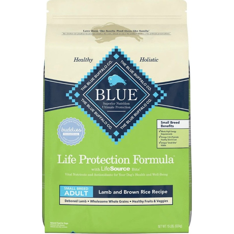Blue Buffalo Life Protection Natural Lamb & Brown Rice Recipe Small Breed Adult Dry Dog Food