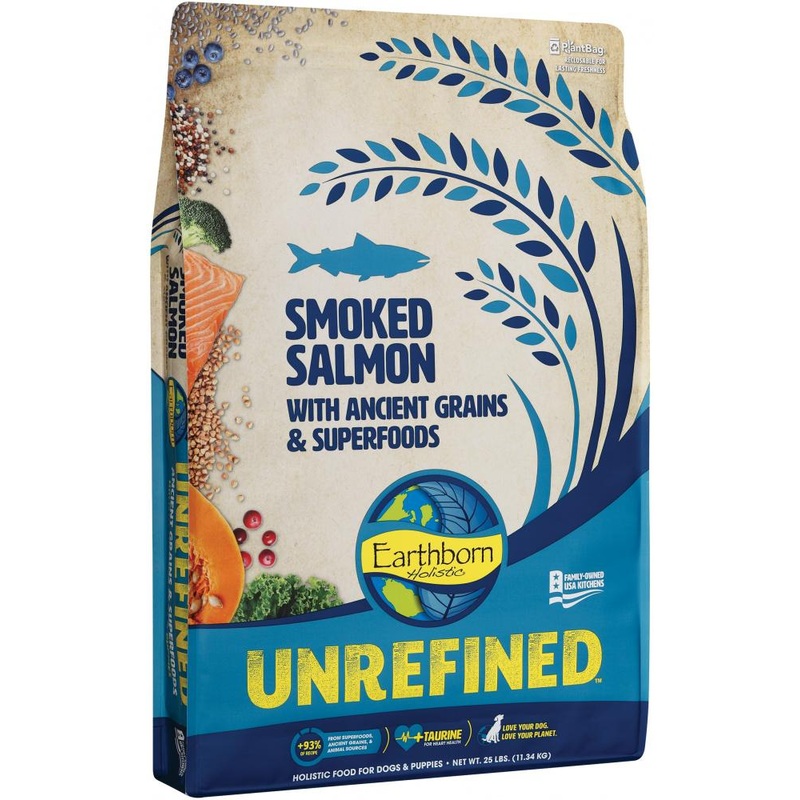 Earthborn Holistic Unrefined Smoked Salmon with Ancient Grains & Superfoods Dry Dog Food