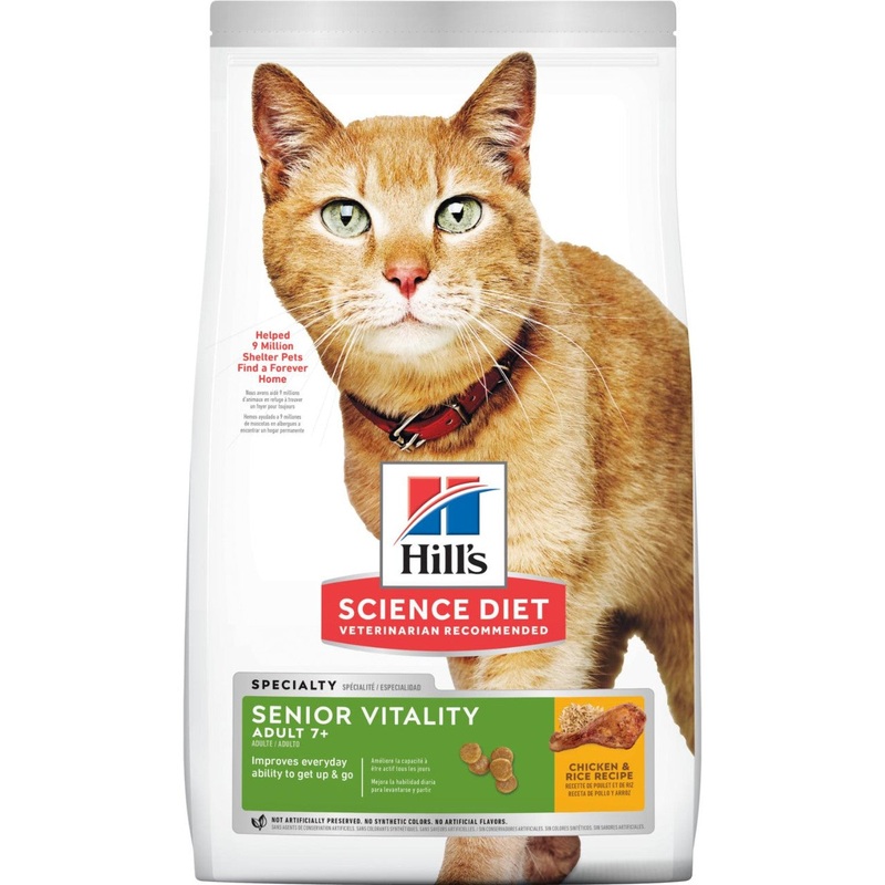 Hill’s Science Diet Adult (7+) Senior Vitality Cat Food