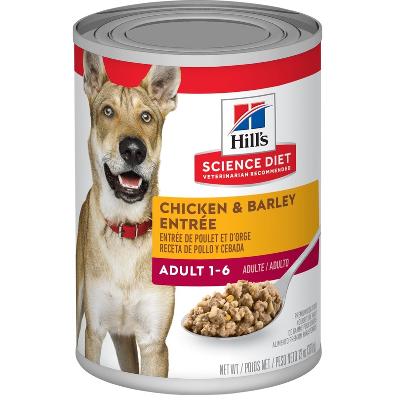 Hill’s Science Diet Adult Chicken & Barley Entre Dog Food