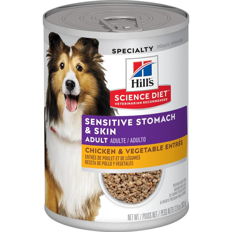 Hill’s Science Diet Adult Sensitive Stomach & Skin Chicken & Vegetable Entre dog food