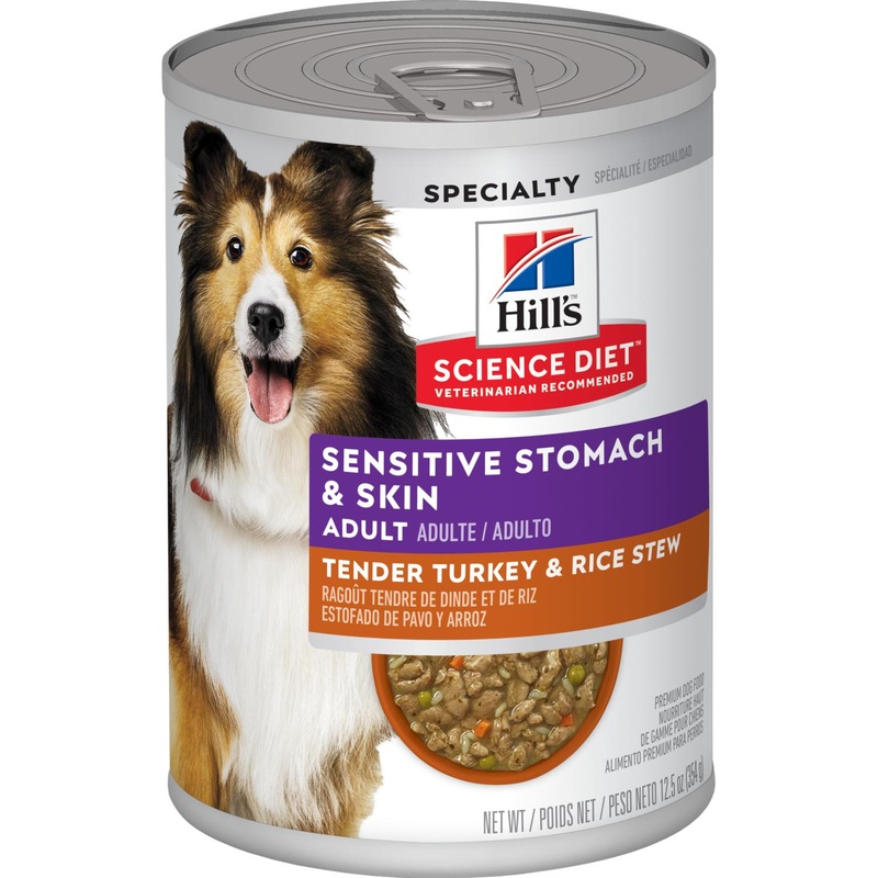 Hill’s Science Diet Adult Sensitive Stomach & Skin Tender Turkey & Rice Stew dog food