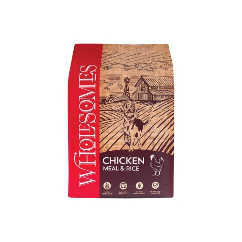 Wholesomes Chicken Meal & Rice Recipe Dry Dog Food