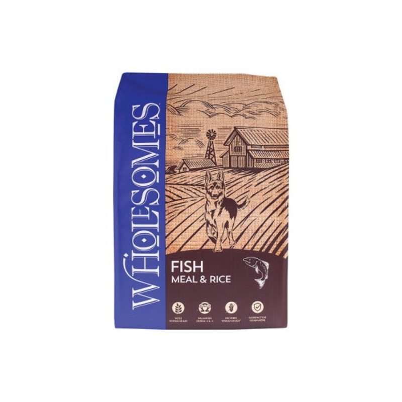 Wholesomes Fish Meal & Rice Recipe Dry Dog Food