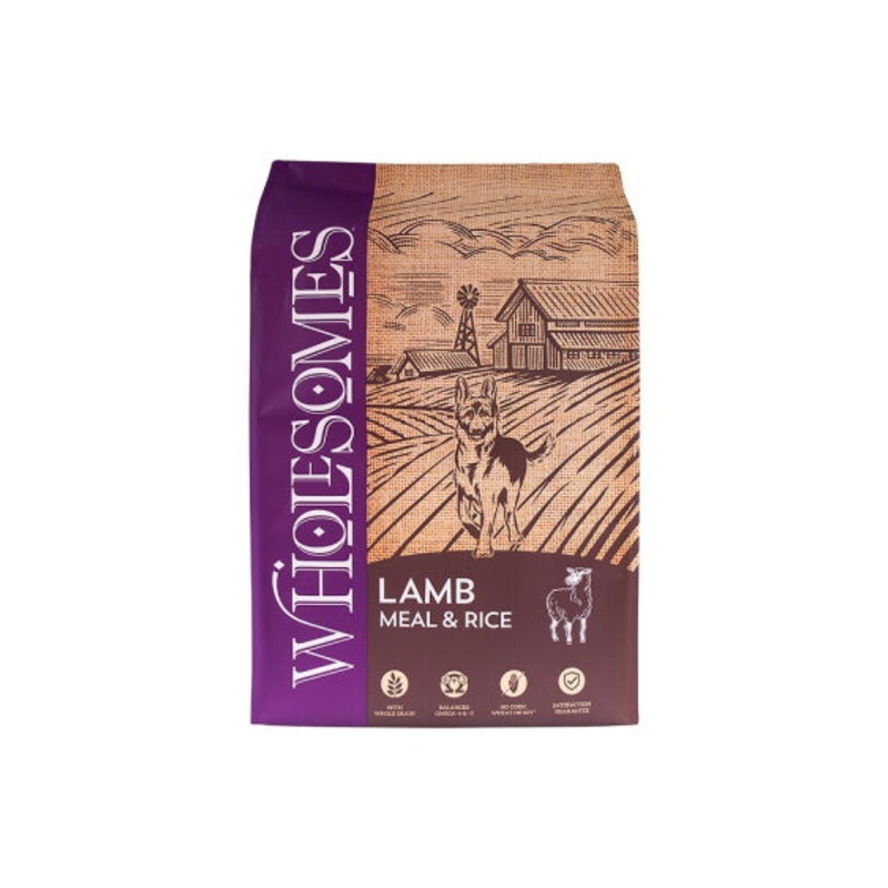 Wholesomes Lamb Meal & Rice Recipe Dry Dog Food