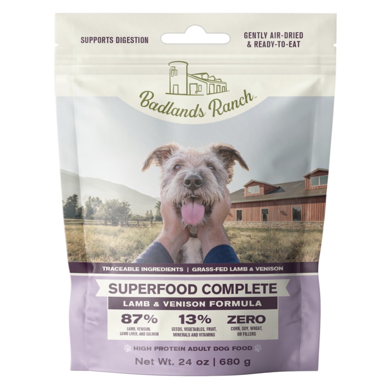 Badlands Ranch Air-Dried Superfood Complete Lamb & Venison Formula Dog Food