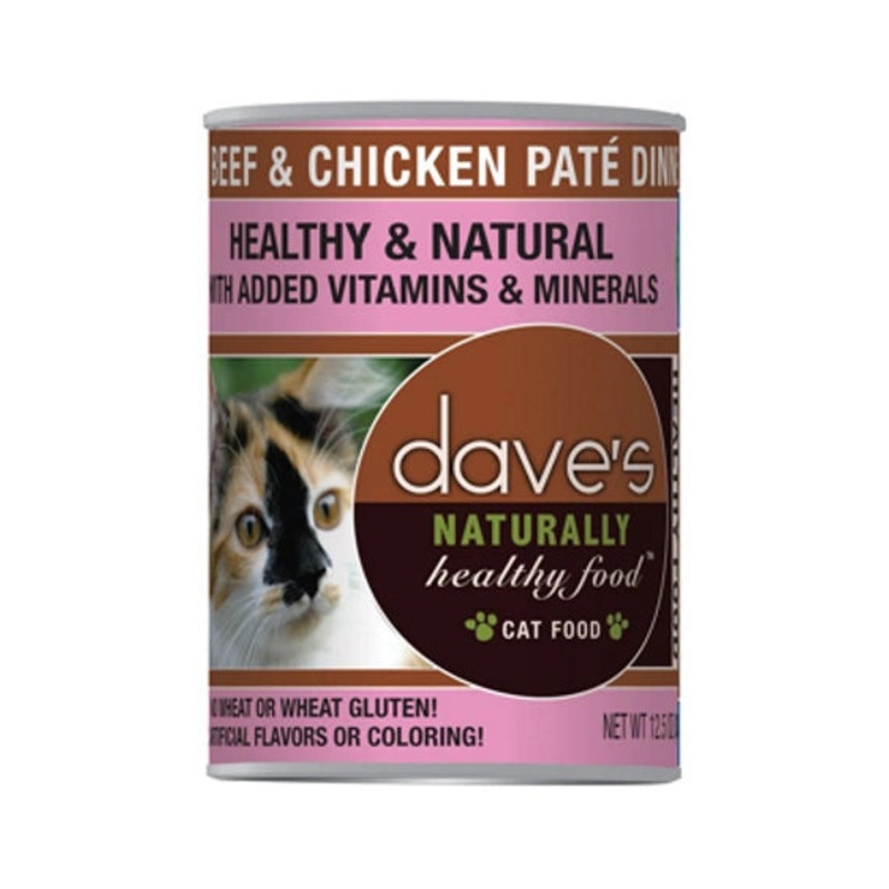 Dave’s Cat Food Naturally Healthy Beef & Chicken Pat Dinner